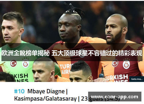 欧洲金靴榜单揭秘 五大顶级球星不容错过的精彩表现